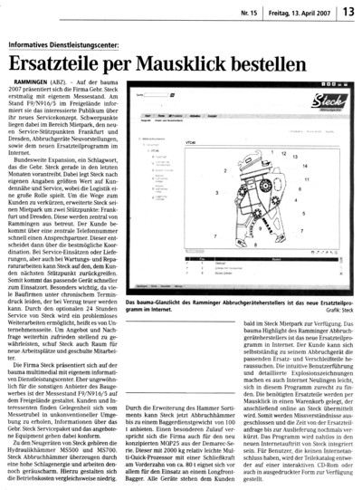 Ersatzteile per Mausklick