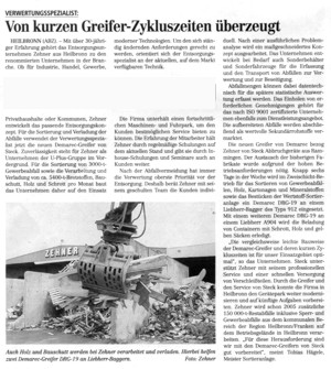 ABZ 31/04: Von kurzen Zykluszeiten überzeugt ABZ 31/04: Von kurzen Zykluszeiten überzeugt